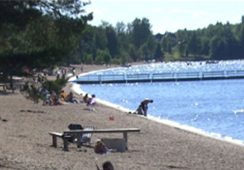 Strandbaden i Årsunda